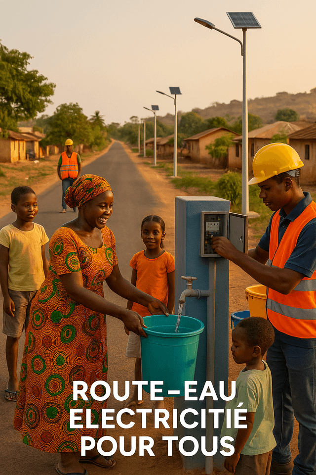 Routes, Eau, Électricité pour tous
